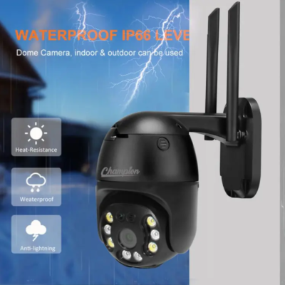 Ptz outdoor waterproof wifi camera 2 antena